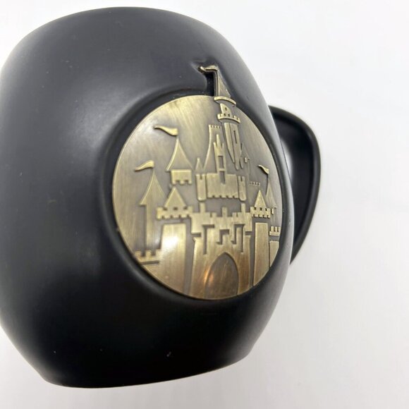 Disney Park Sleeping Beauty Castle Stoneware black mug - Picture 2 of 7